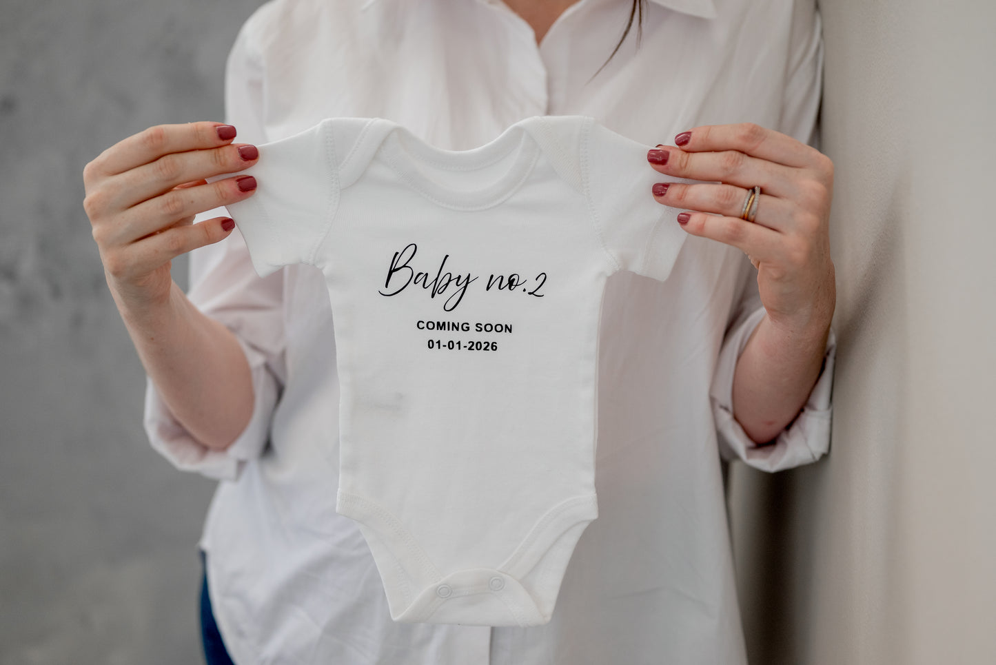 Personalised Baby Vest - Pregnancy Announcement