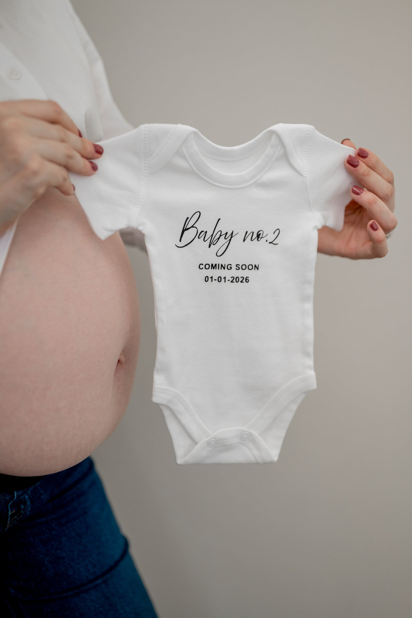 Personalised Baby Vest - Pregnancy Announcement